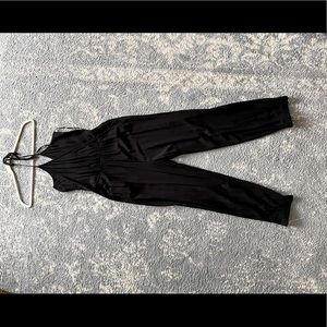 Lulus Black Halter Jumpsuit